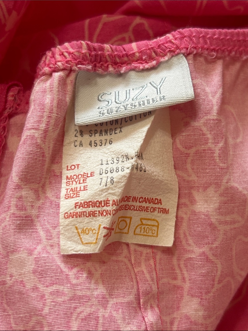 Vintage Y2K Suzy Shier Pink Floral Halter Dress Made in Canada Size 7/8 - Picture 8 of 13